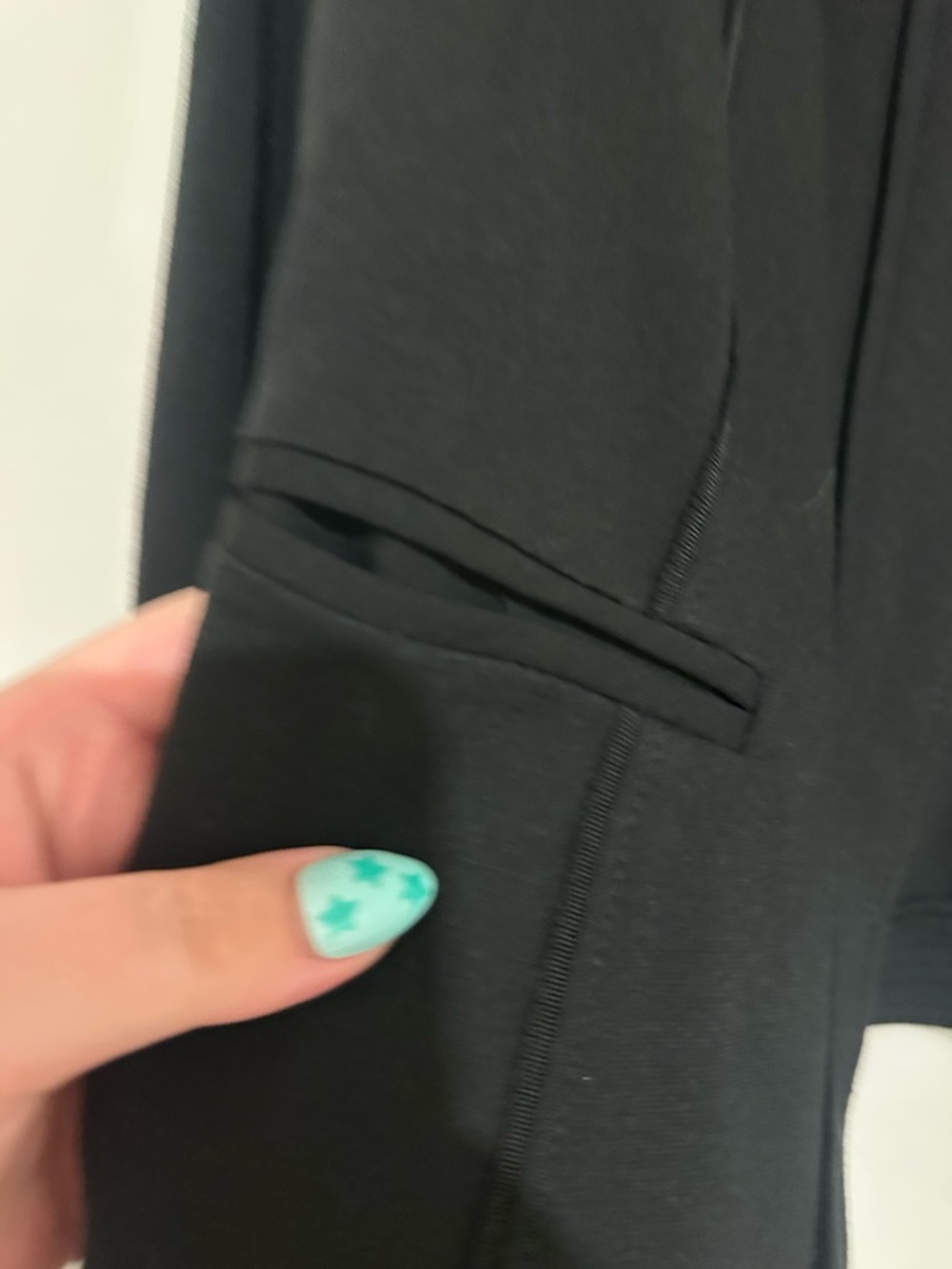 White House Black Market Black Open-Front Blazer with Stud Detailing - Picture 3 of 7